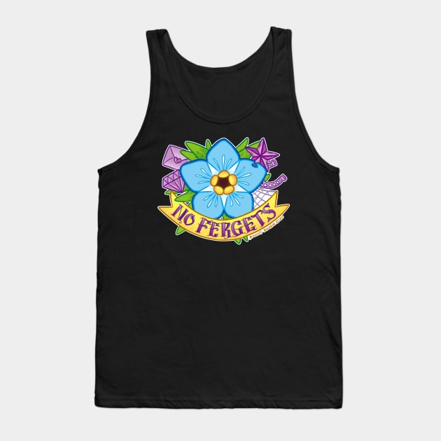 No Fergets Tattoo Tank Top by Raven's Random